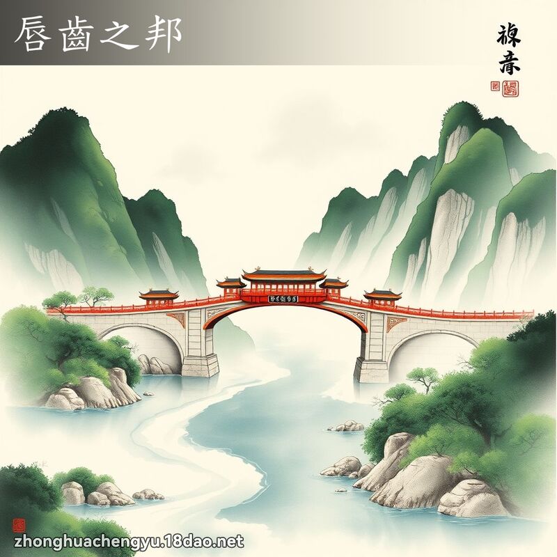 唇齒之邦 配图