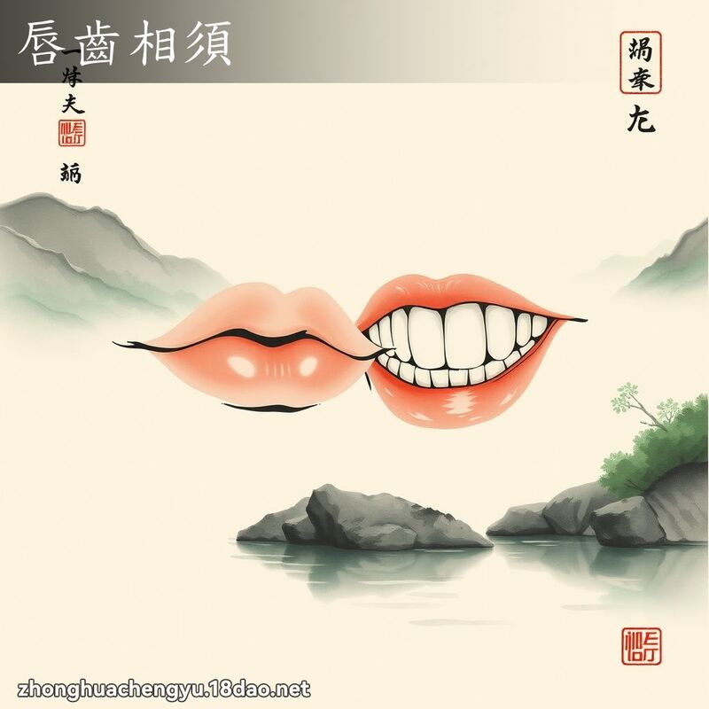 唇齒相須 配图