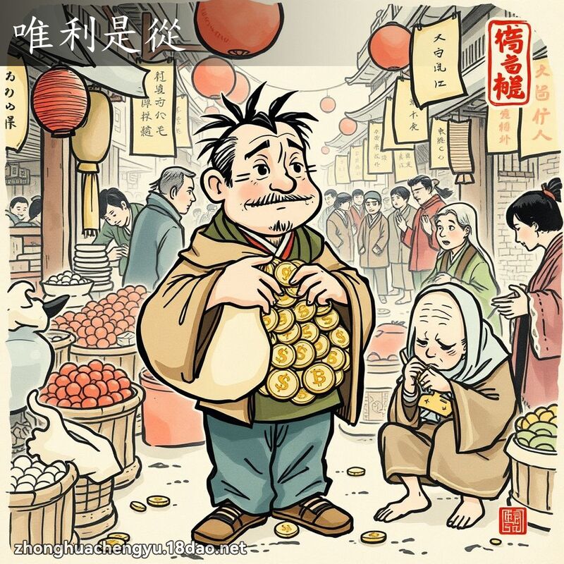 唯利是從 配图