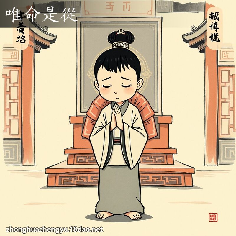 唯命是從 配图