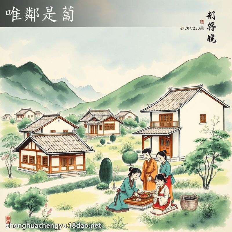 唯鄰是蔔 配图