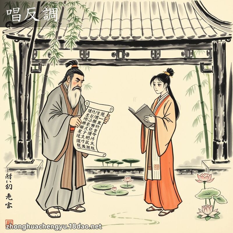 唱反調 配图