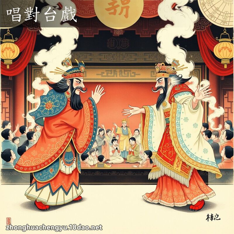 唱對台戲 配图