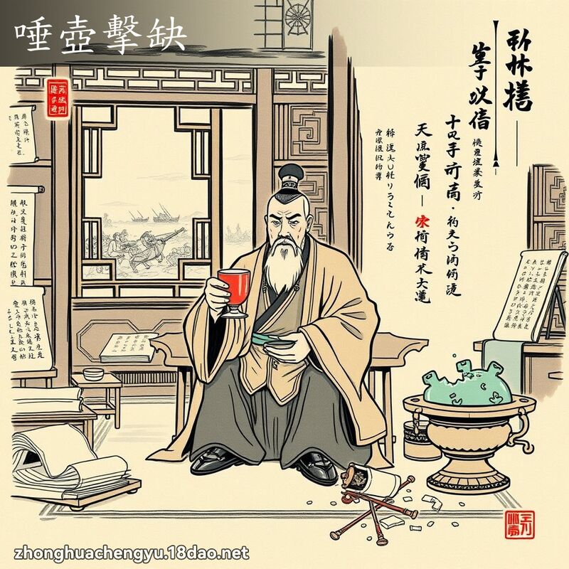 唾壺擊缺 配图