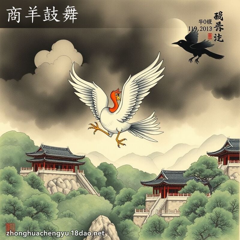 商羊鼓舞 配图