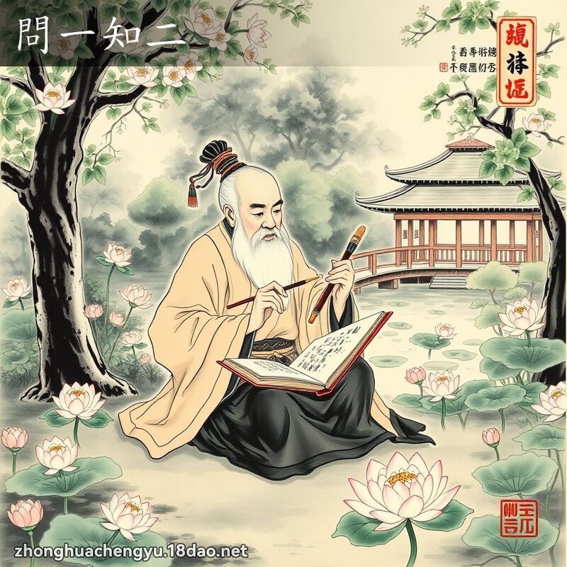 問一知二 配图