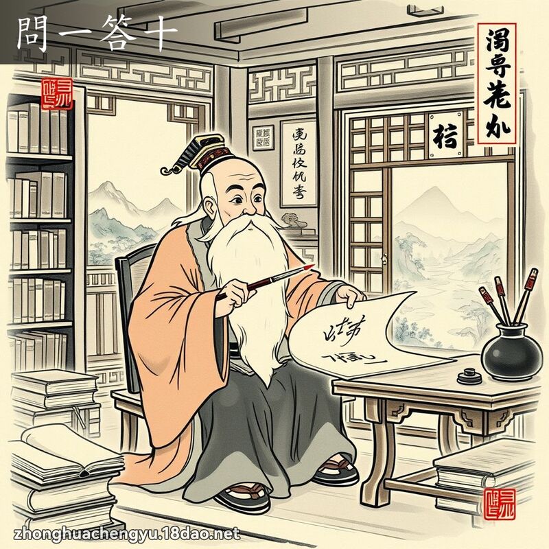 問一答十 配图