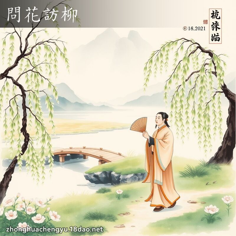問花訪柳 配图