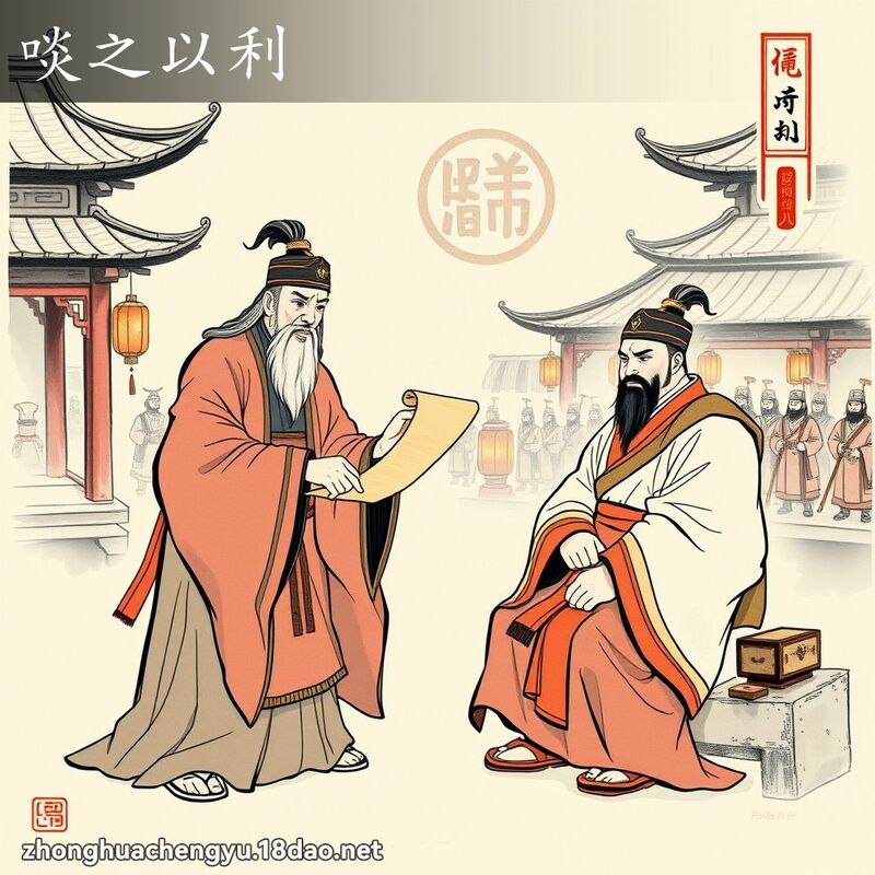 啖之以利 配图