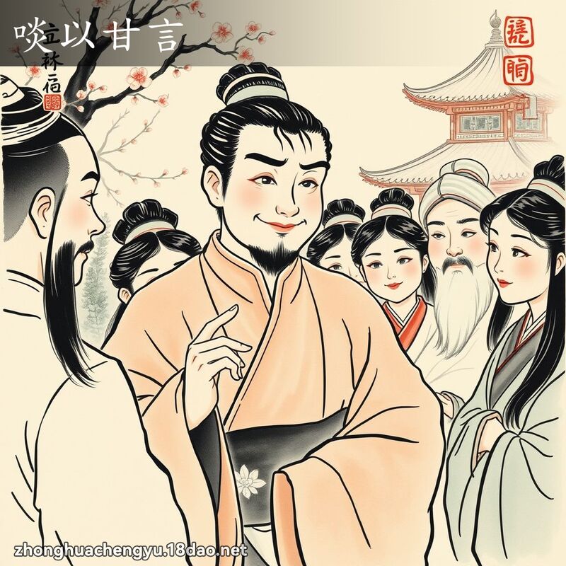 啖以甘言 配图