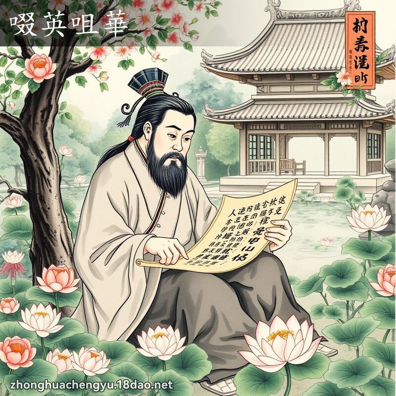 啜英咀華 配图