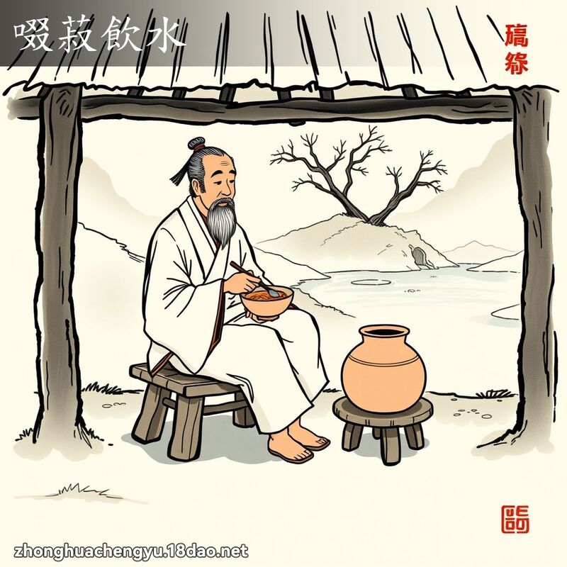啜菽飲水 配图