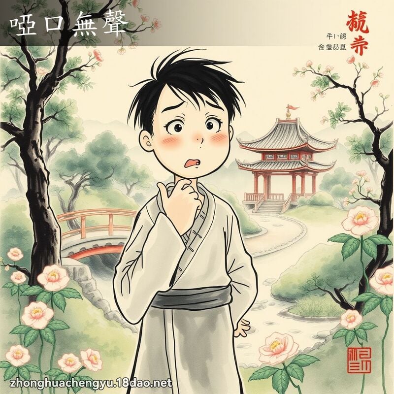 啞口無聲 配图