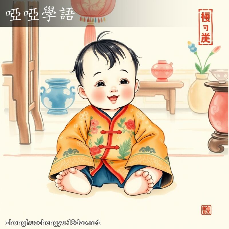 啞啞學語 配图