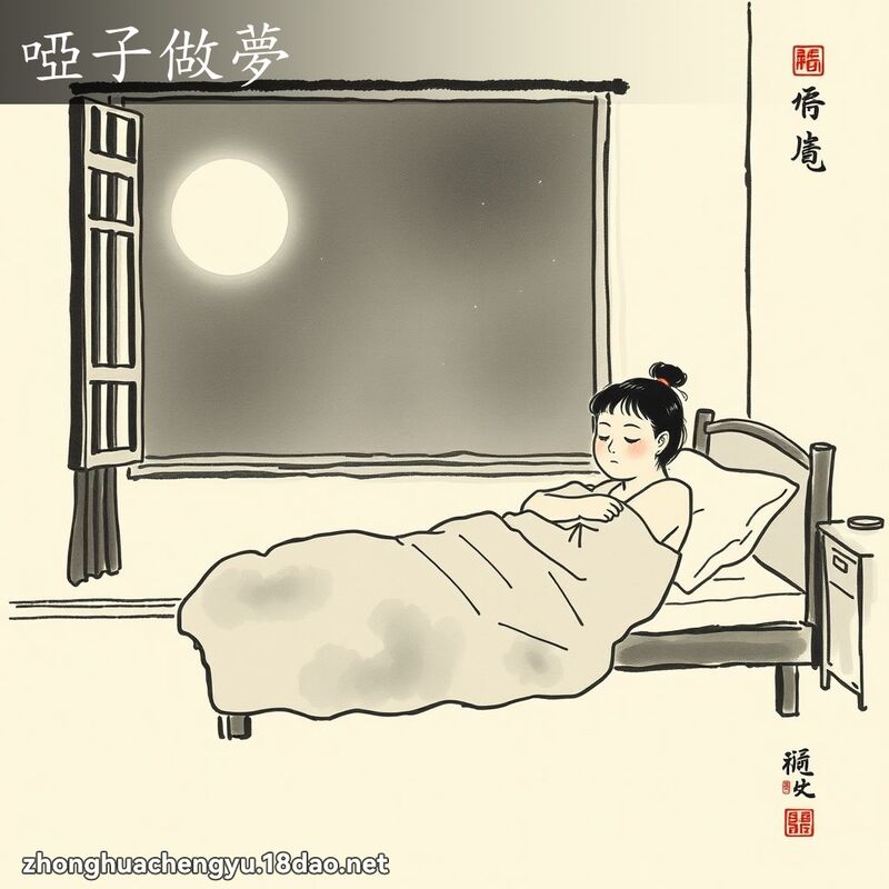啞子做夢 配图