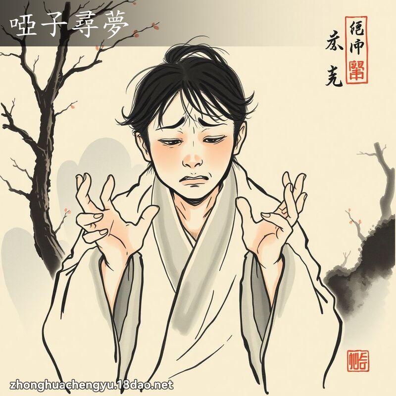 啞子尋夢 配图