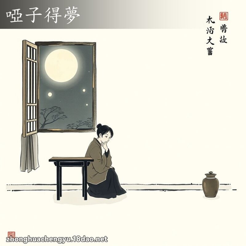 啞子得夢 配图