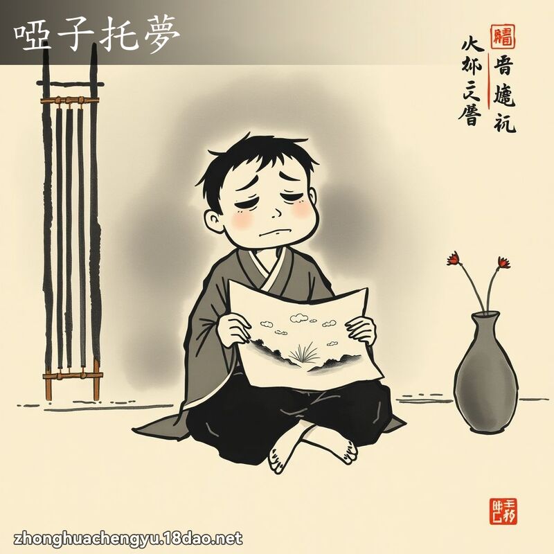 啞子托夢 配图