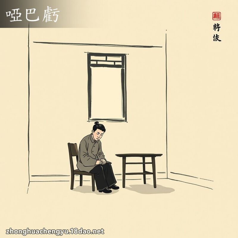 啞巴虧 配图