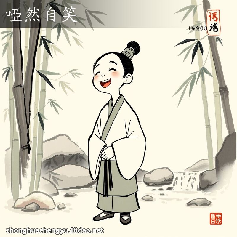 啞然自笑 配图