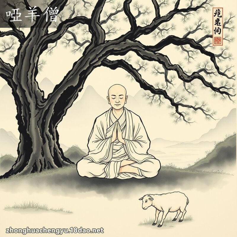 啞羊僧 配图
