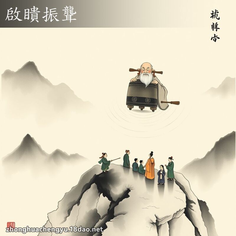 啟瞶振聾 配图