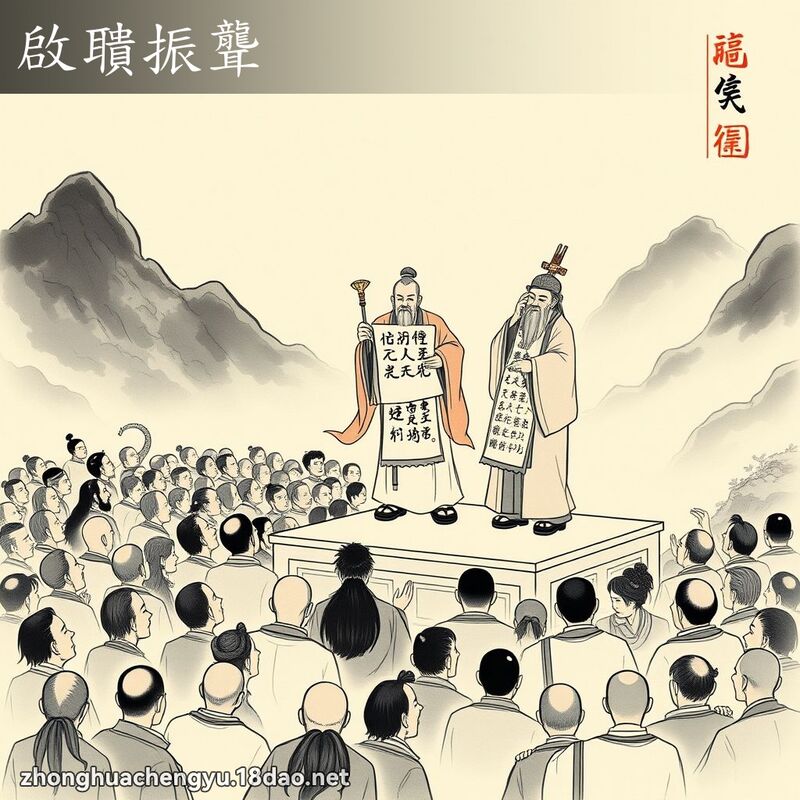 啟聵振聾 配图