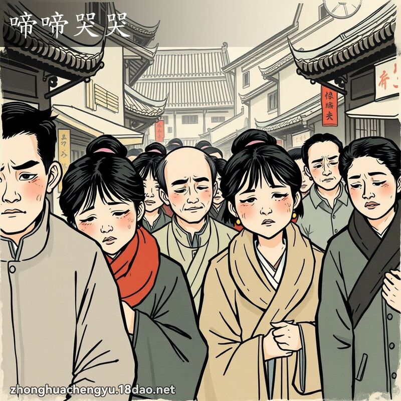 啼啼哭哭 配图
