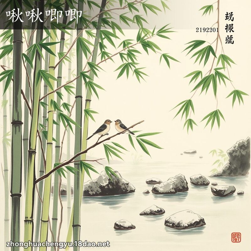 啾啾唧唧 配图