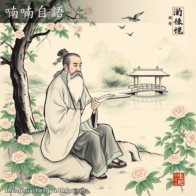 喃喃自語 配图