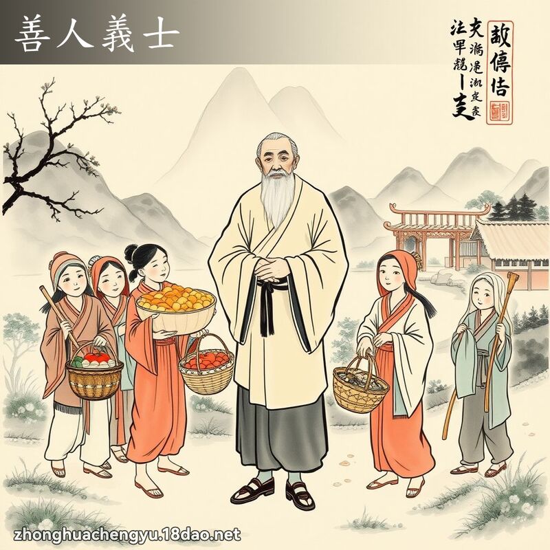 善人義士 配图