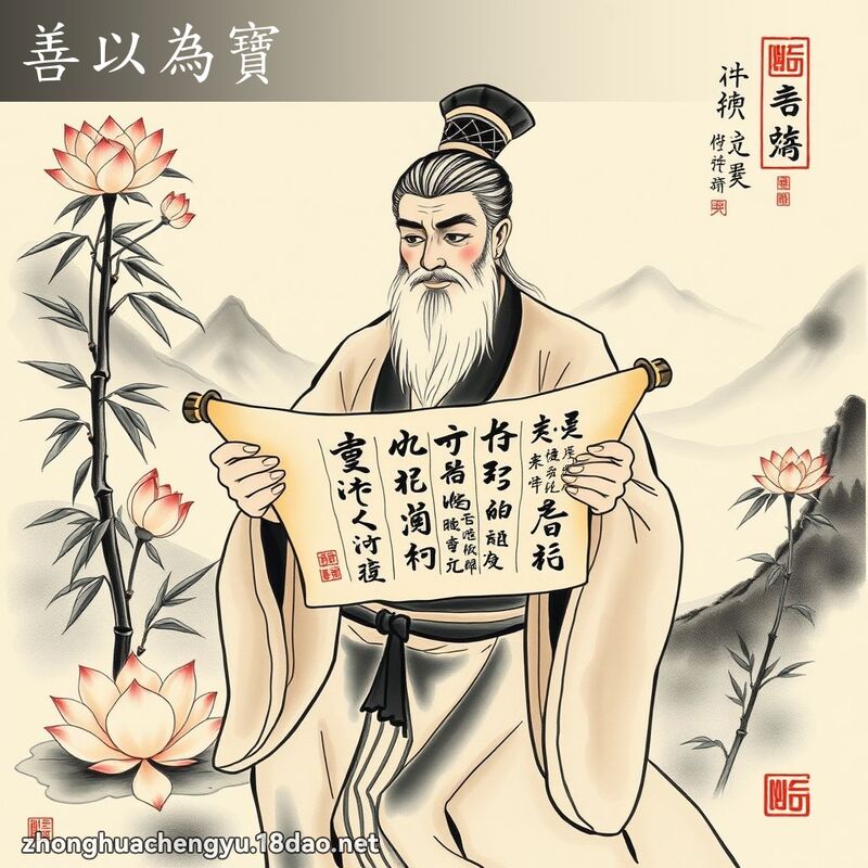 善以為寶 配图