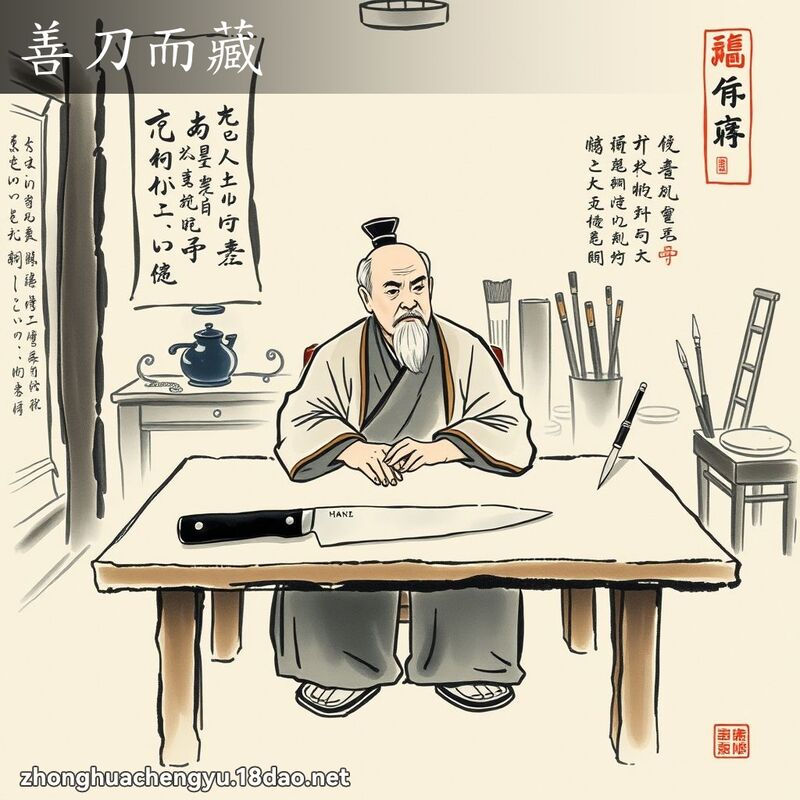 善刀而藏 配图