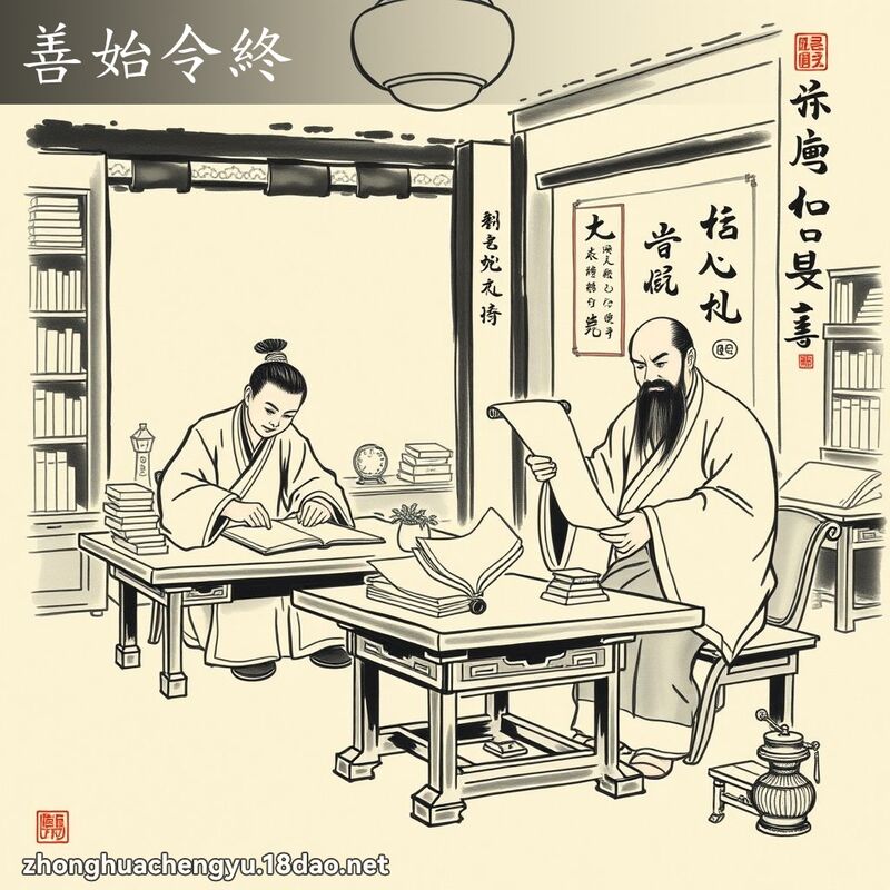 善始令終 配图