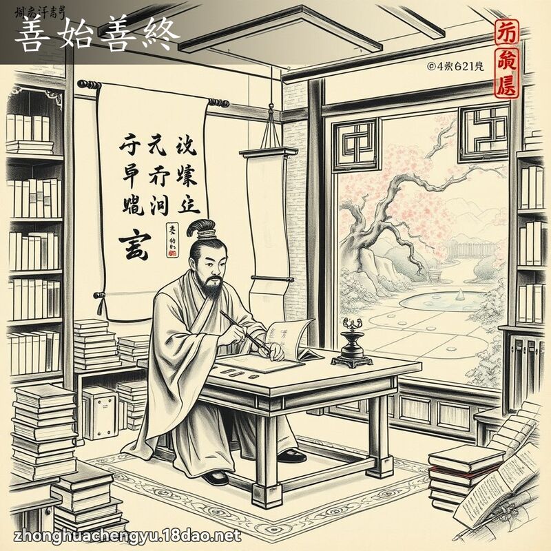 善始善終 配图