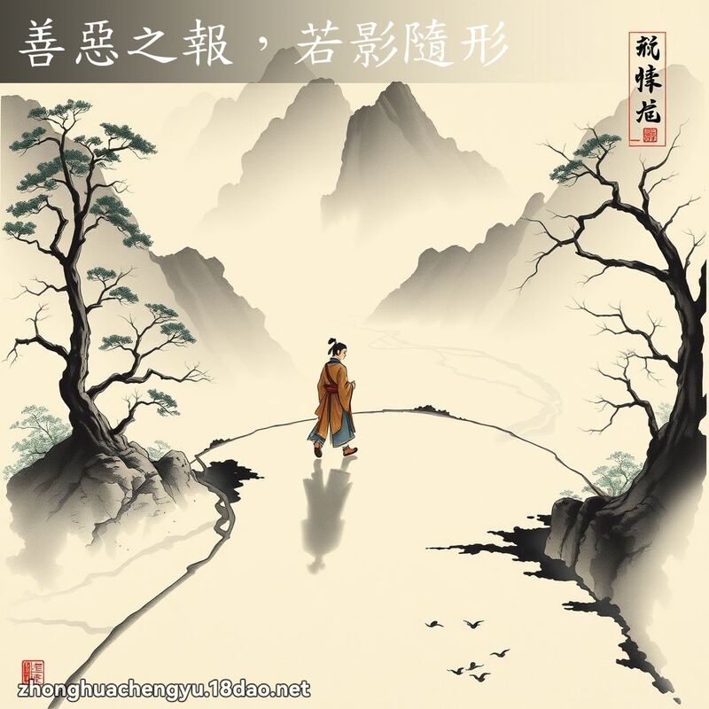 善惡之報,若影隨形 配图
