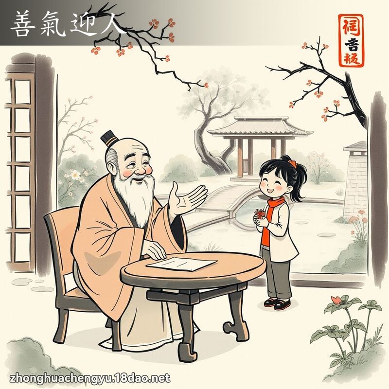 善气迎人 - 中华成语配图