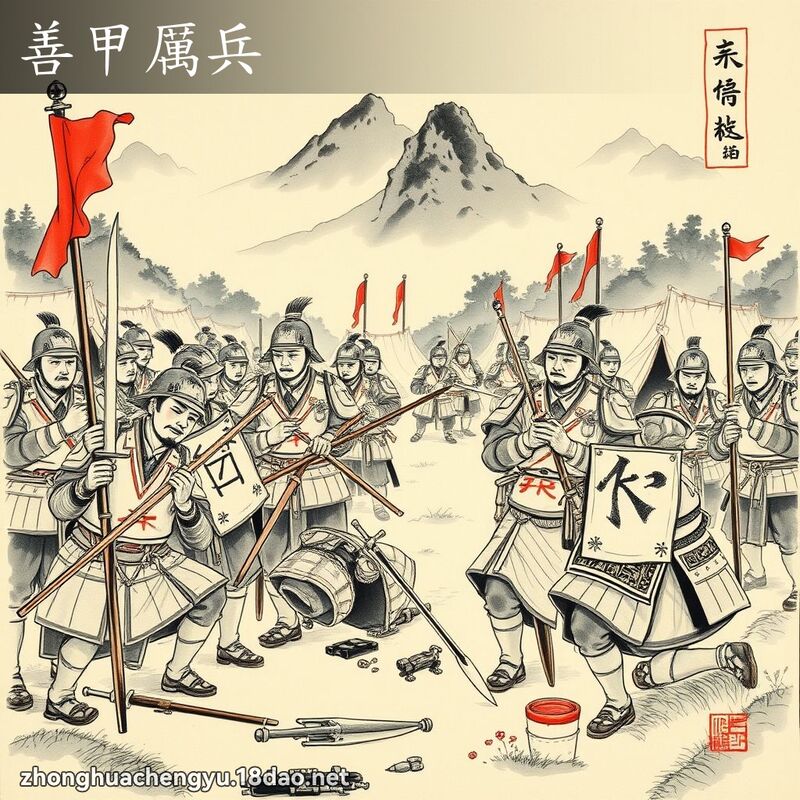 善甲厲兵 配图