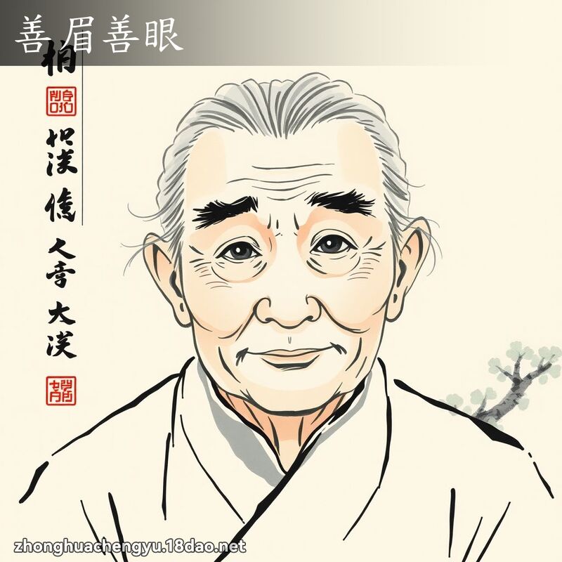 善眉善眼 - 中華成語配圖
