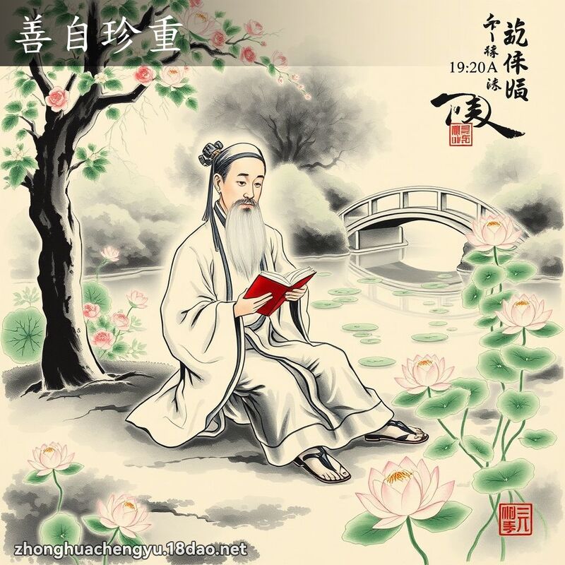 善自珍重 配图