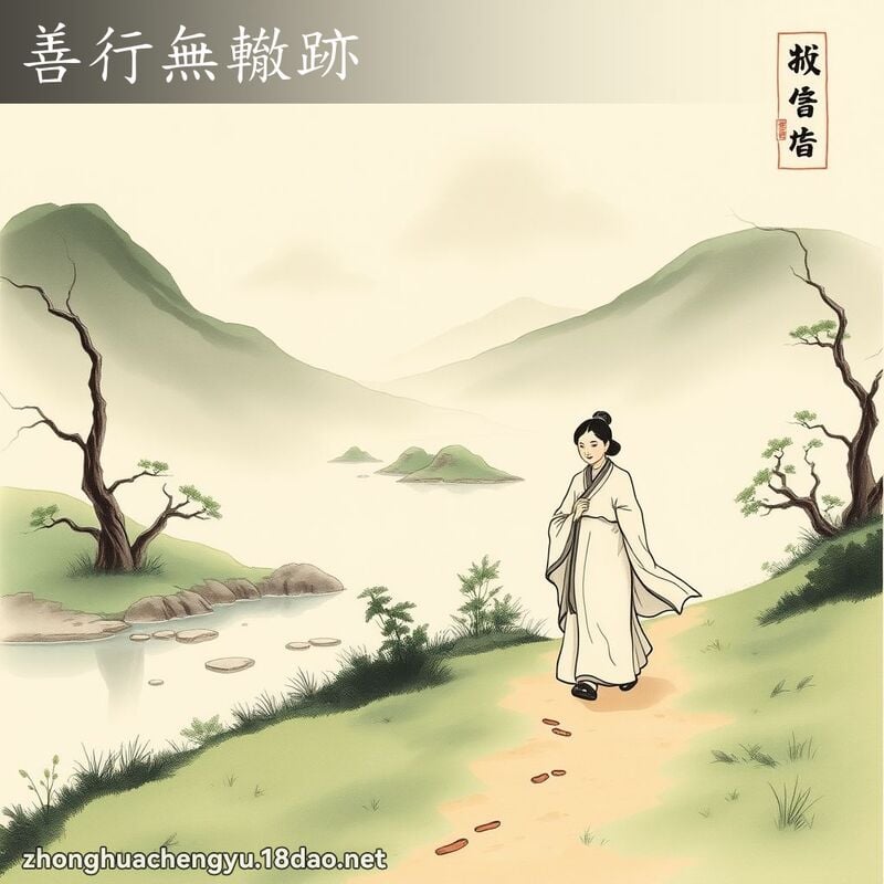 善行無轍跡 配图