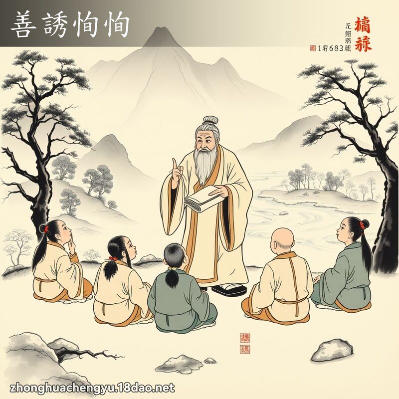 善誘恂恂 配图