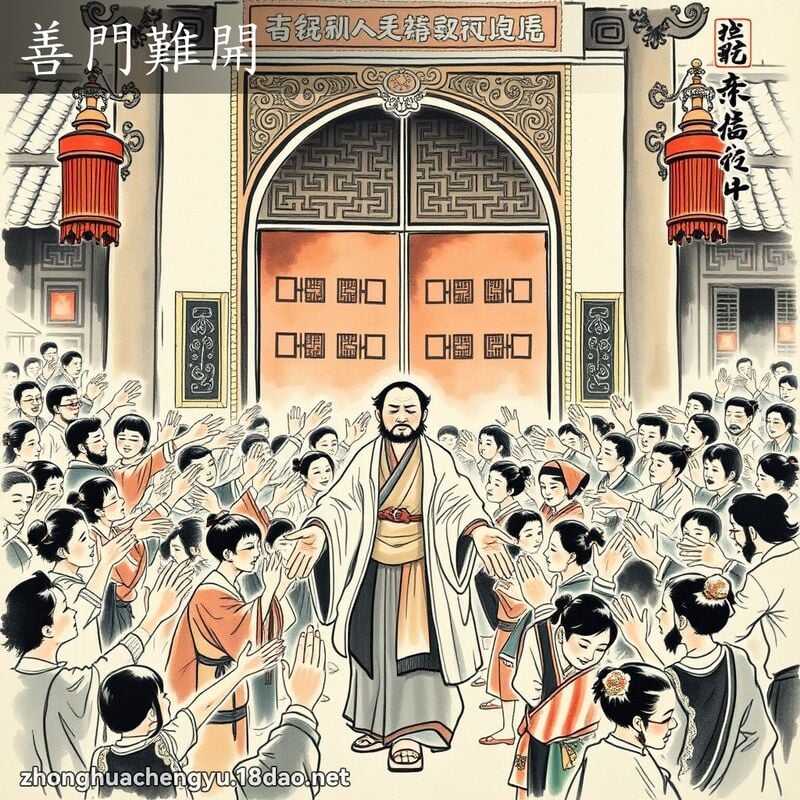 善門難開 配图