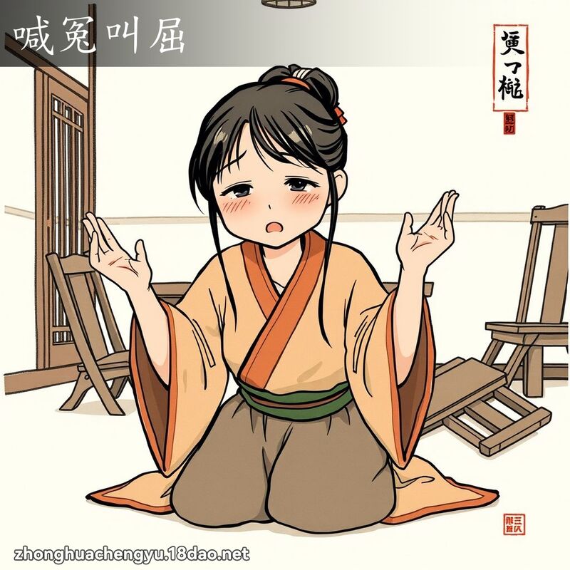 喊冤叫屈 配图