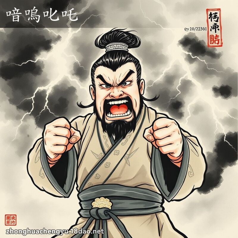 喑嗚叱吒 配图