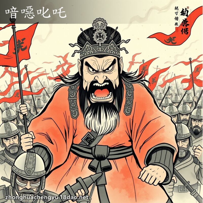 喑噁叱吒 配图