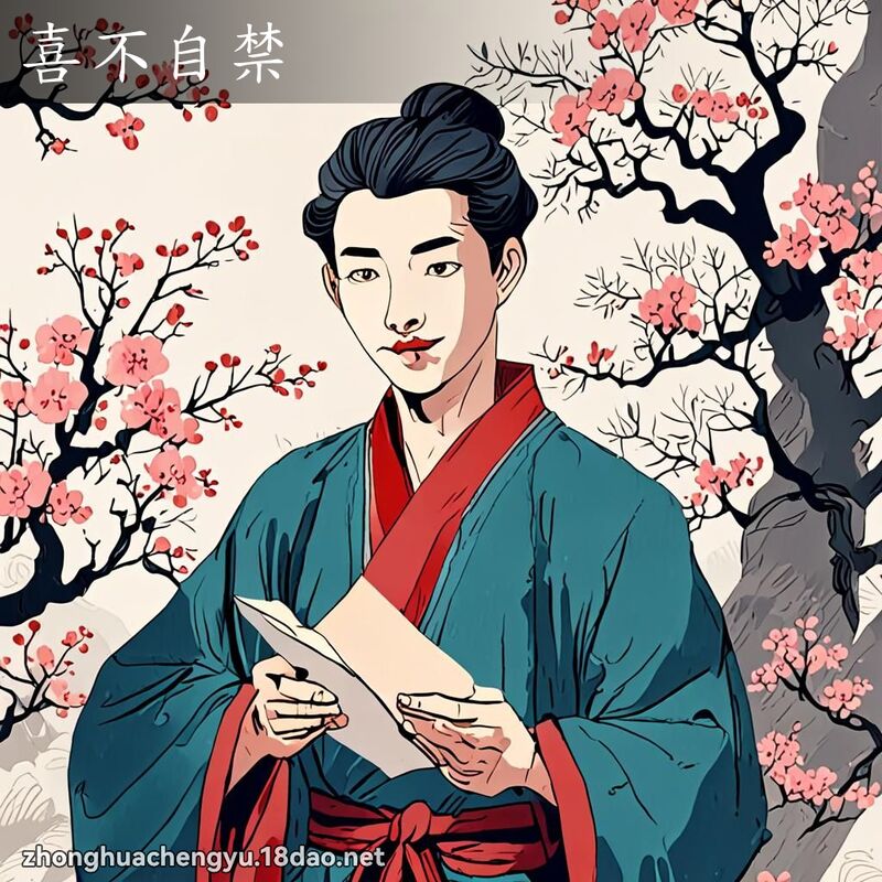 喜不自禁 配图