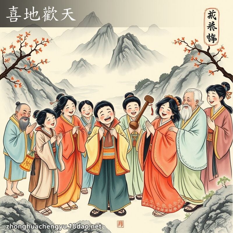 喜地歡天 配图