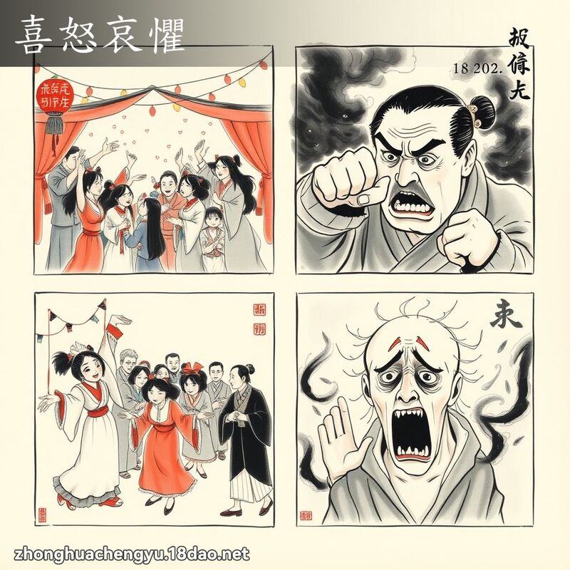 喜怒哀懼 配图