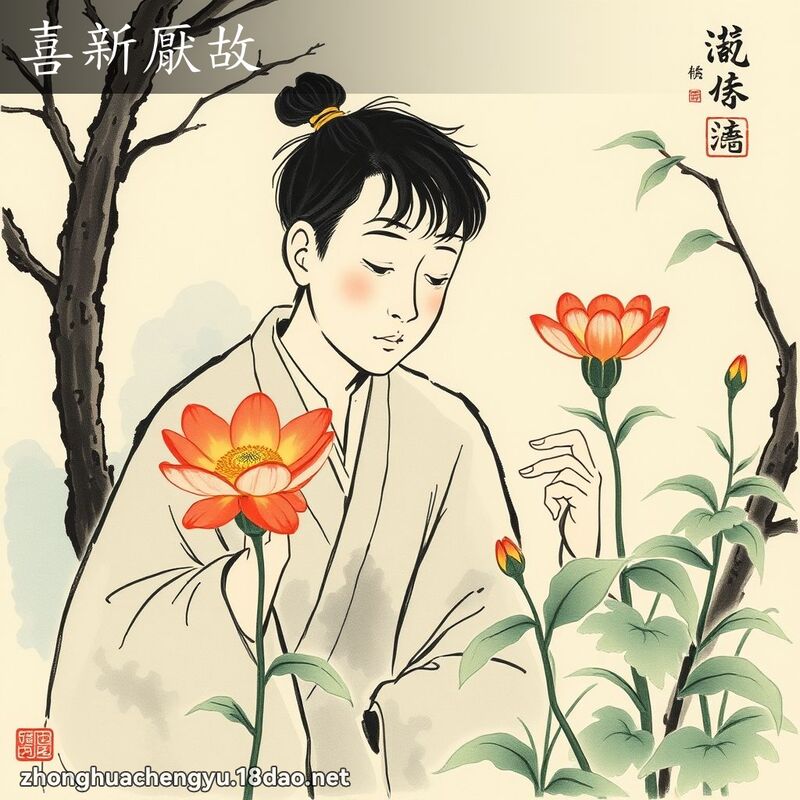 喜新厭故 配图